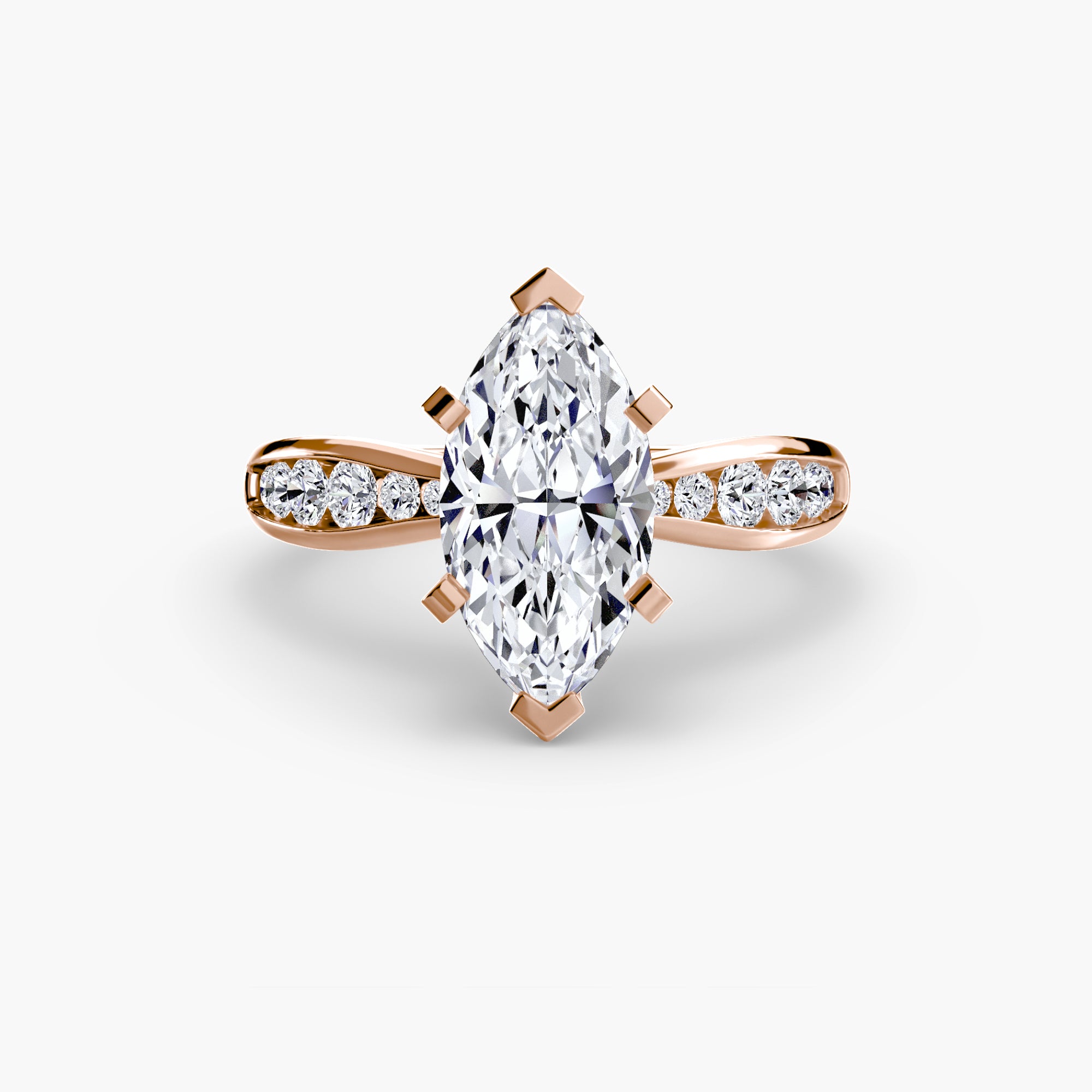 Solitaire with Pavé 3