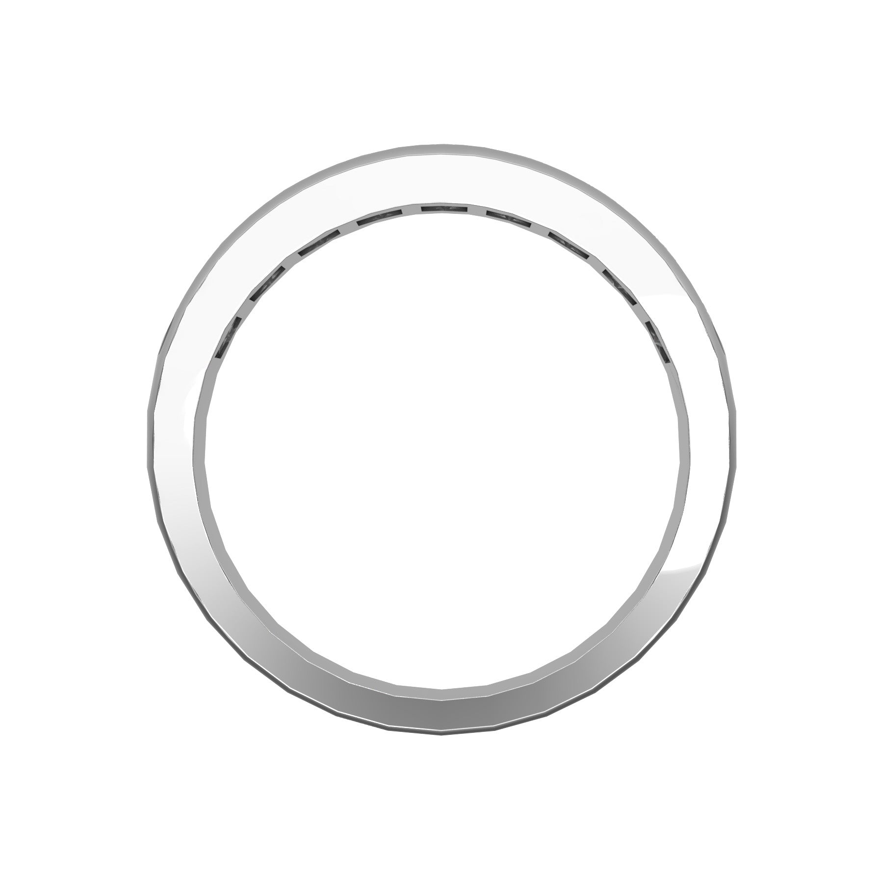 Everlasting half wedding band, 4,20 mm