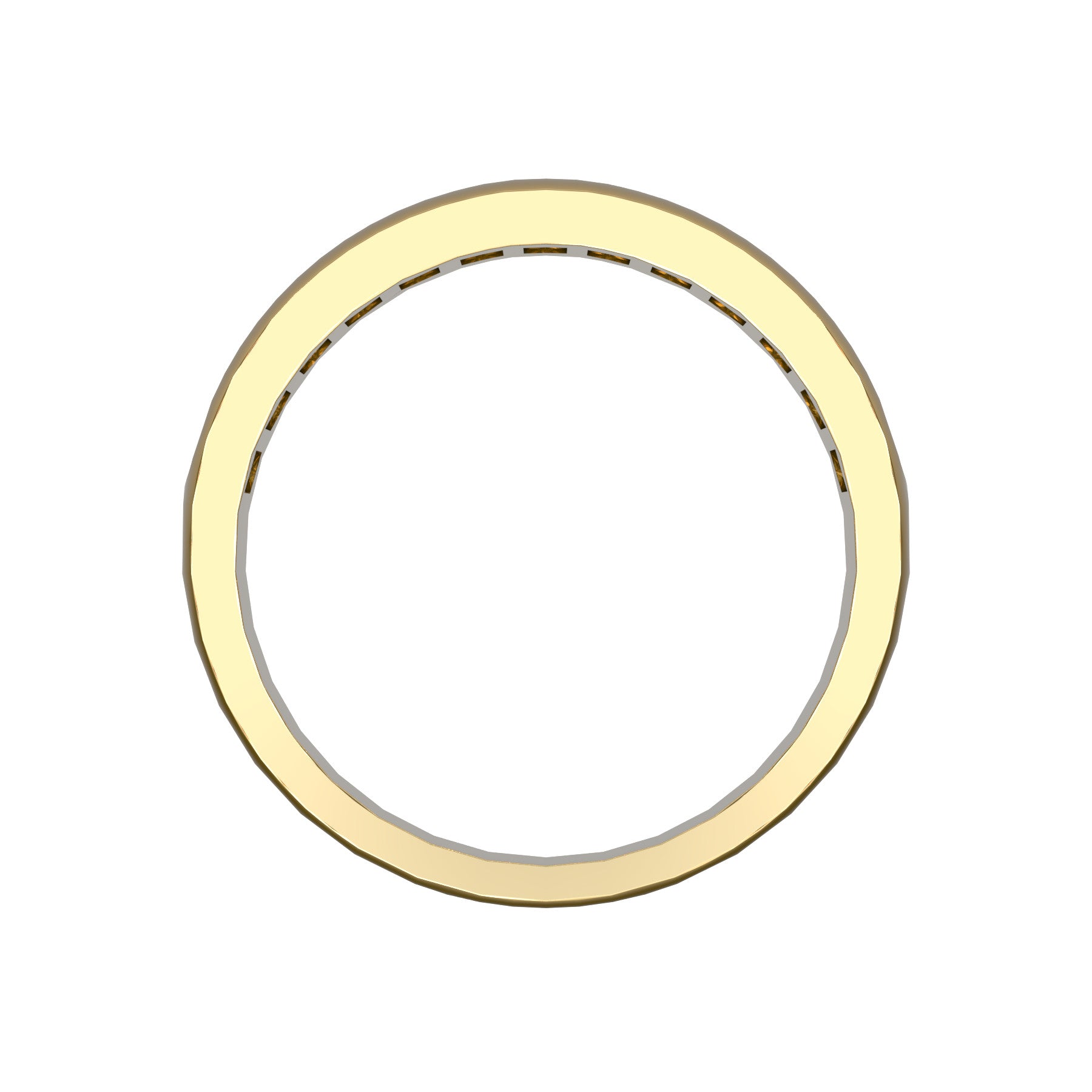 Everlasting half wedding band, 3,20 mm