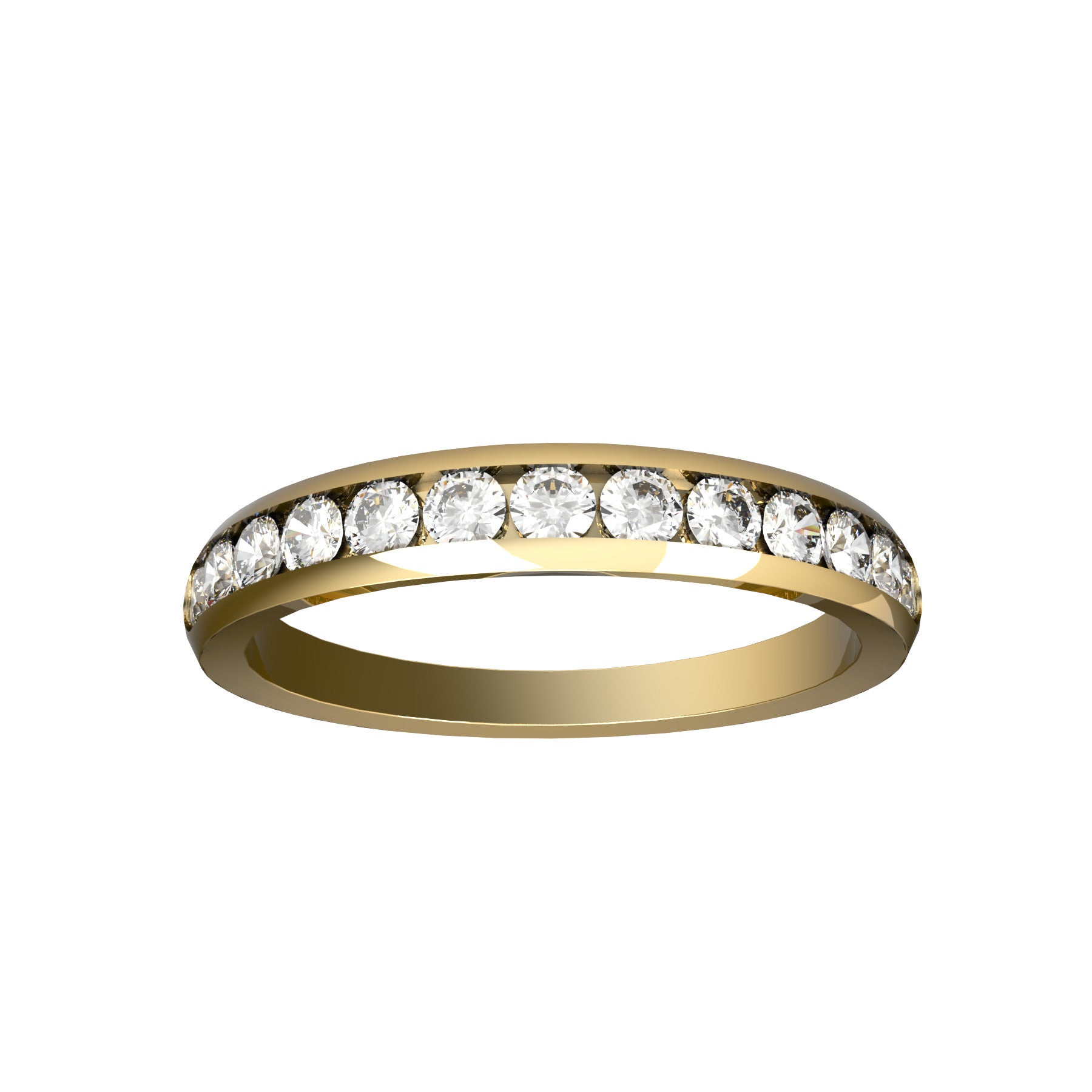 Everlasting half wedding band, 3,20 mm