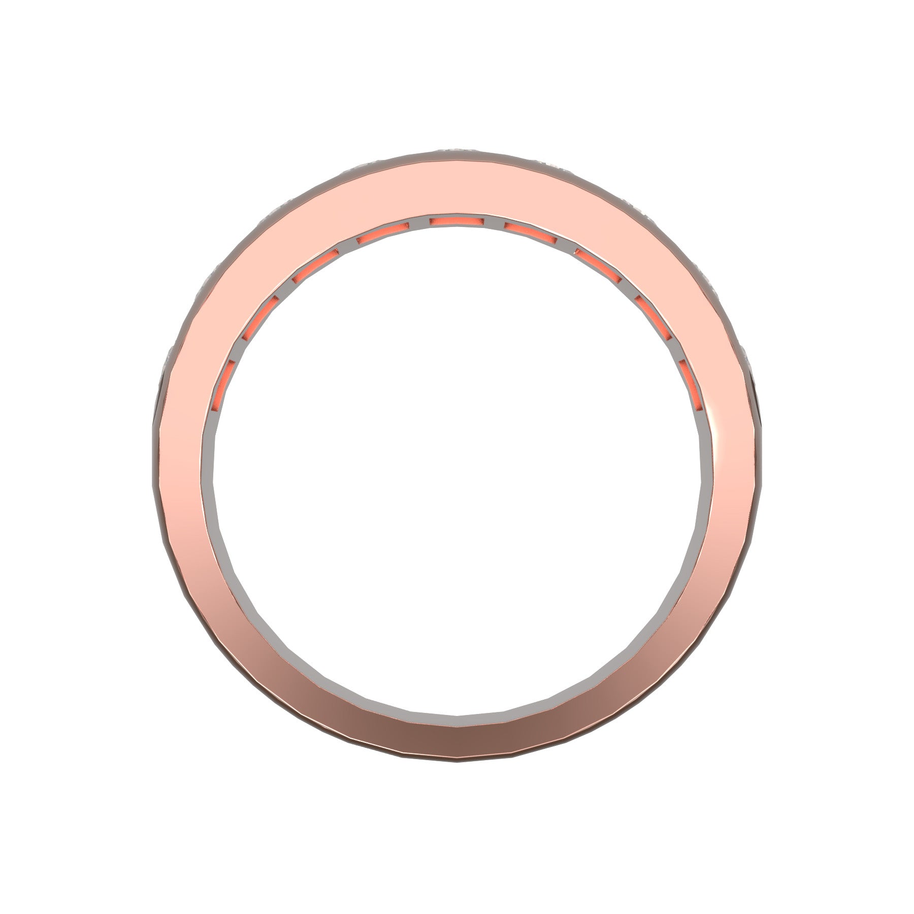 Everlasting half wedding band, 4,70 mm