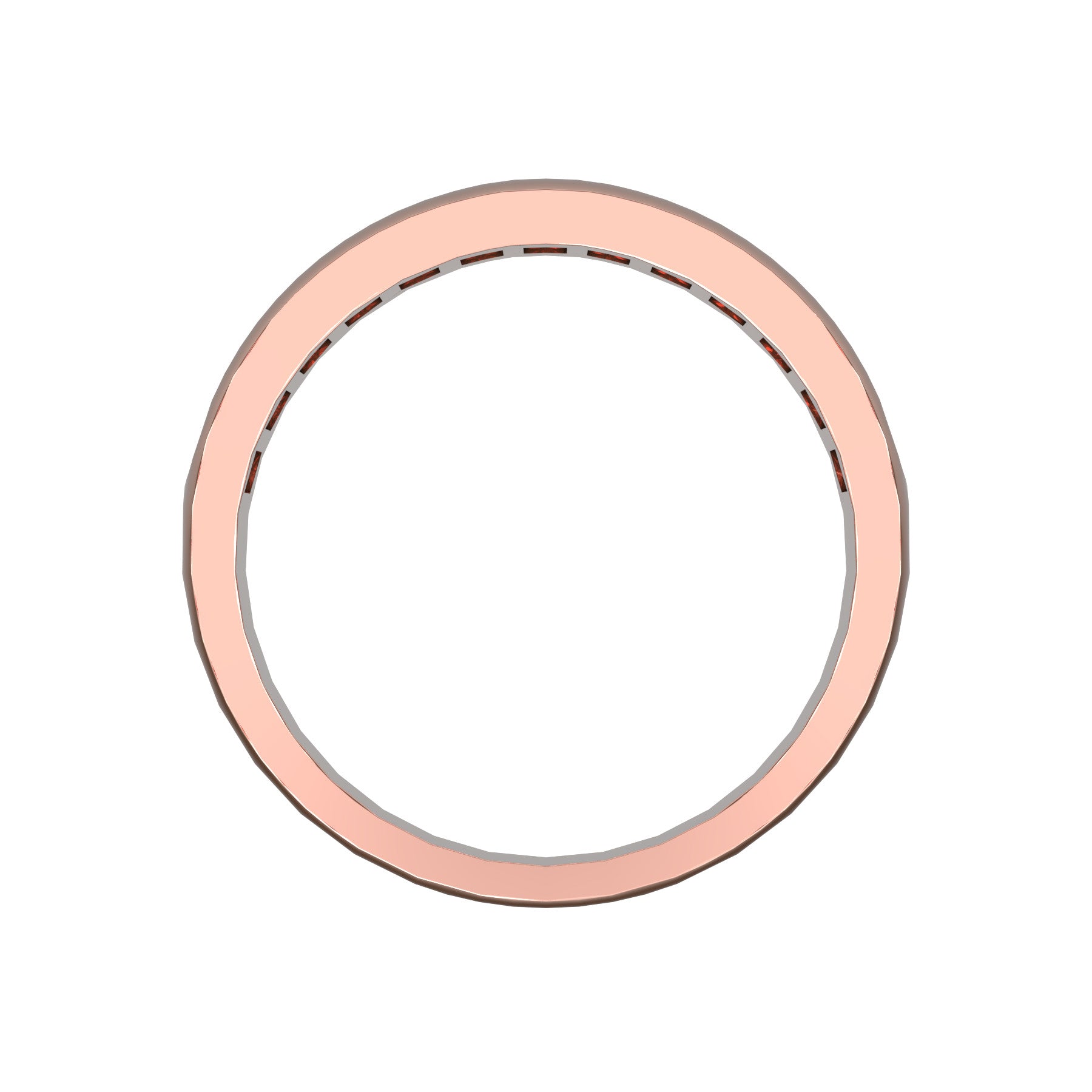 Everlasting half wedding band, 3,20 mm