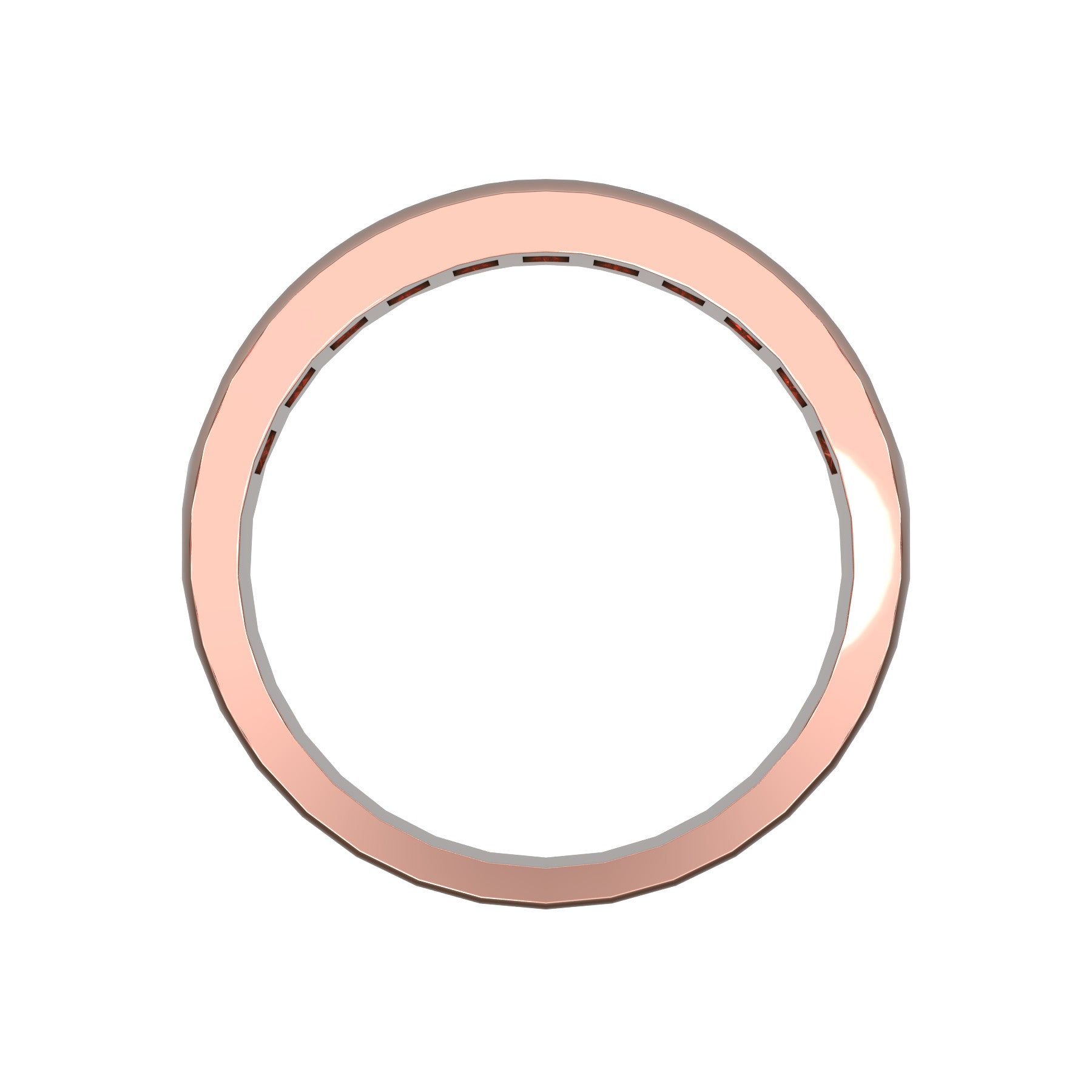 Everlasting half wedding band, 3,70 mm