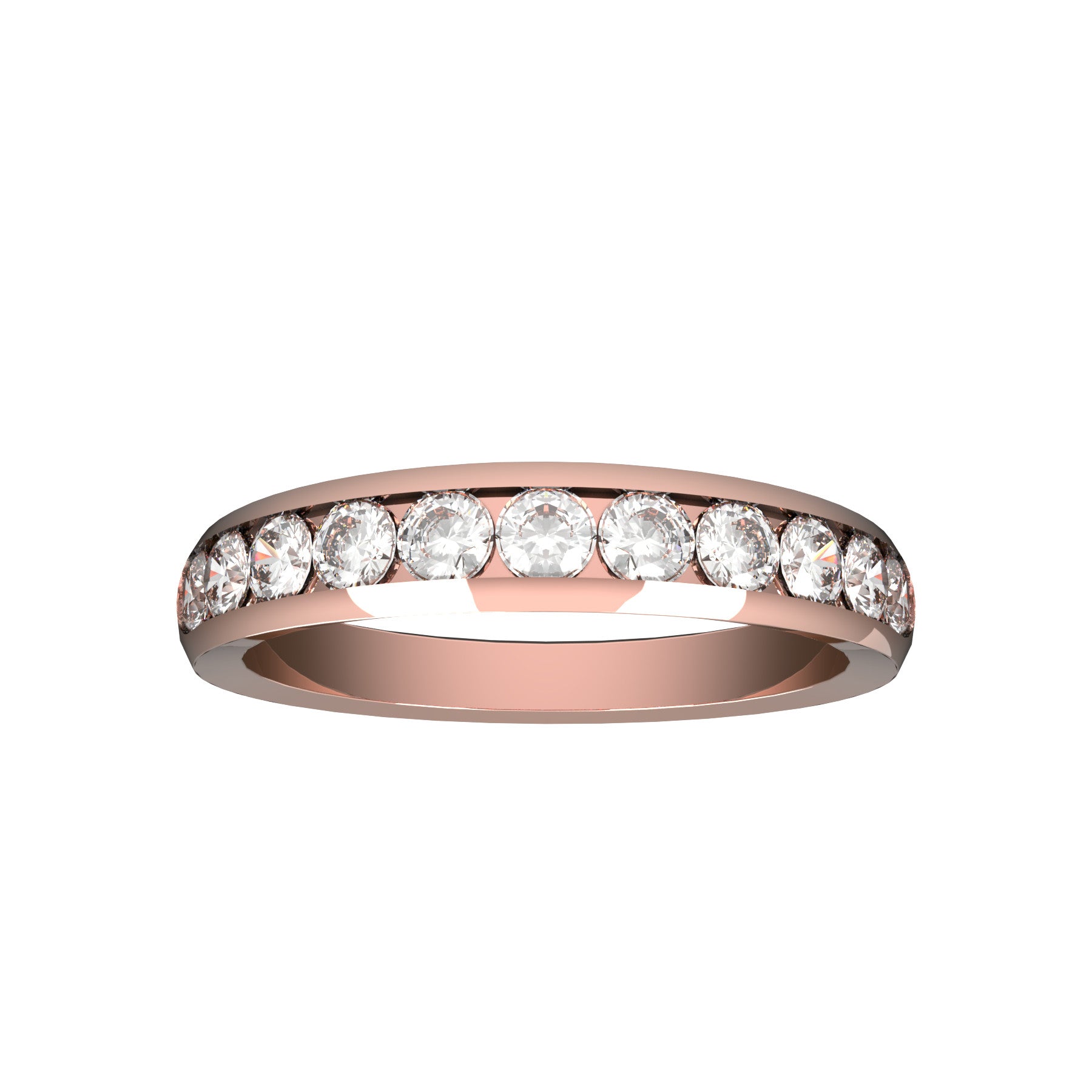 Everlasting half wedding band, 3,70 mm