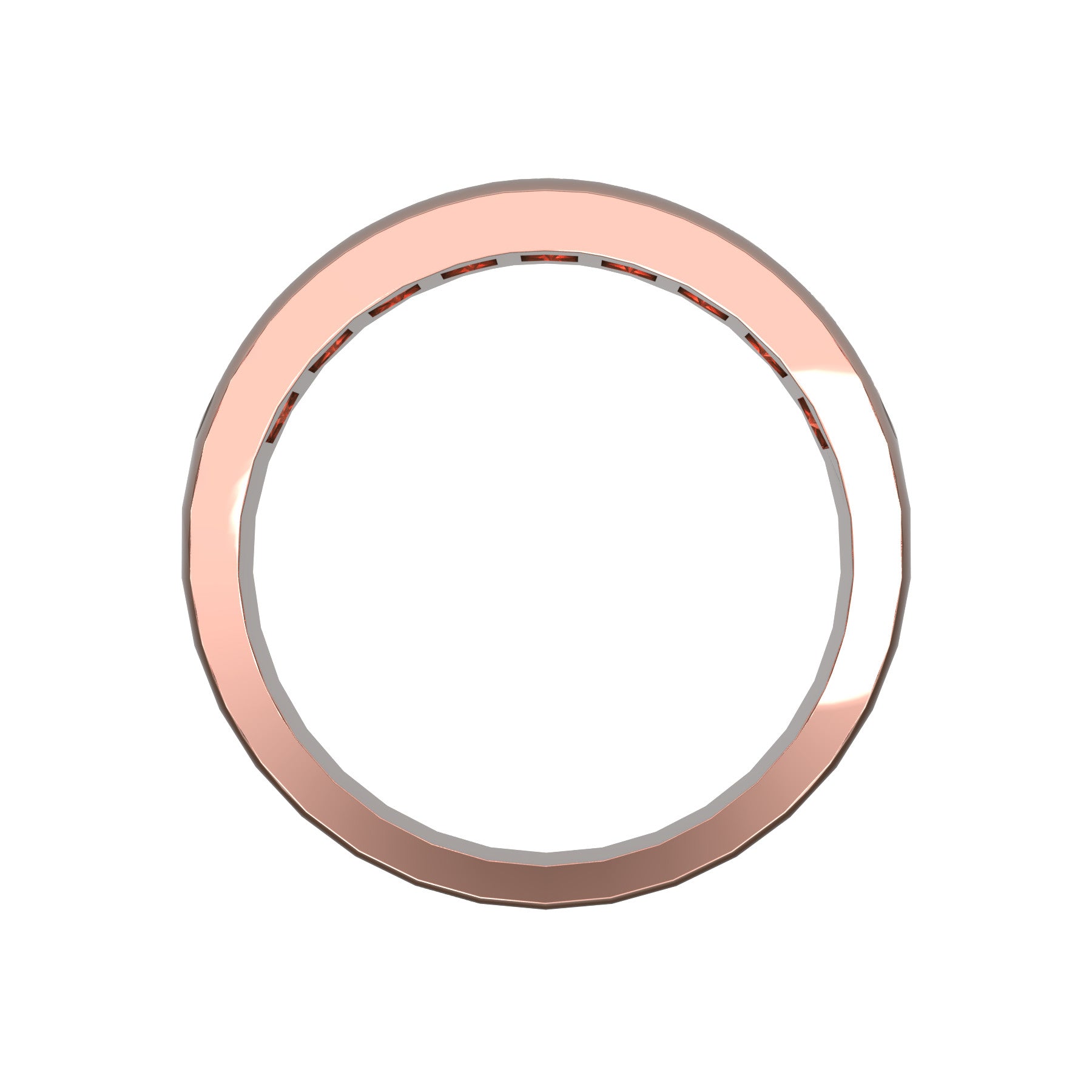 Everlasting half wedding band, 4,20 mm