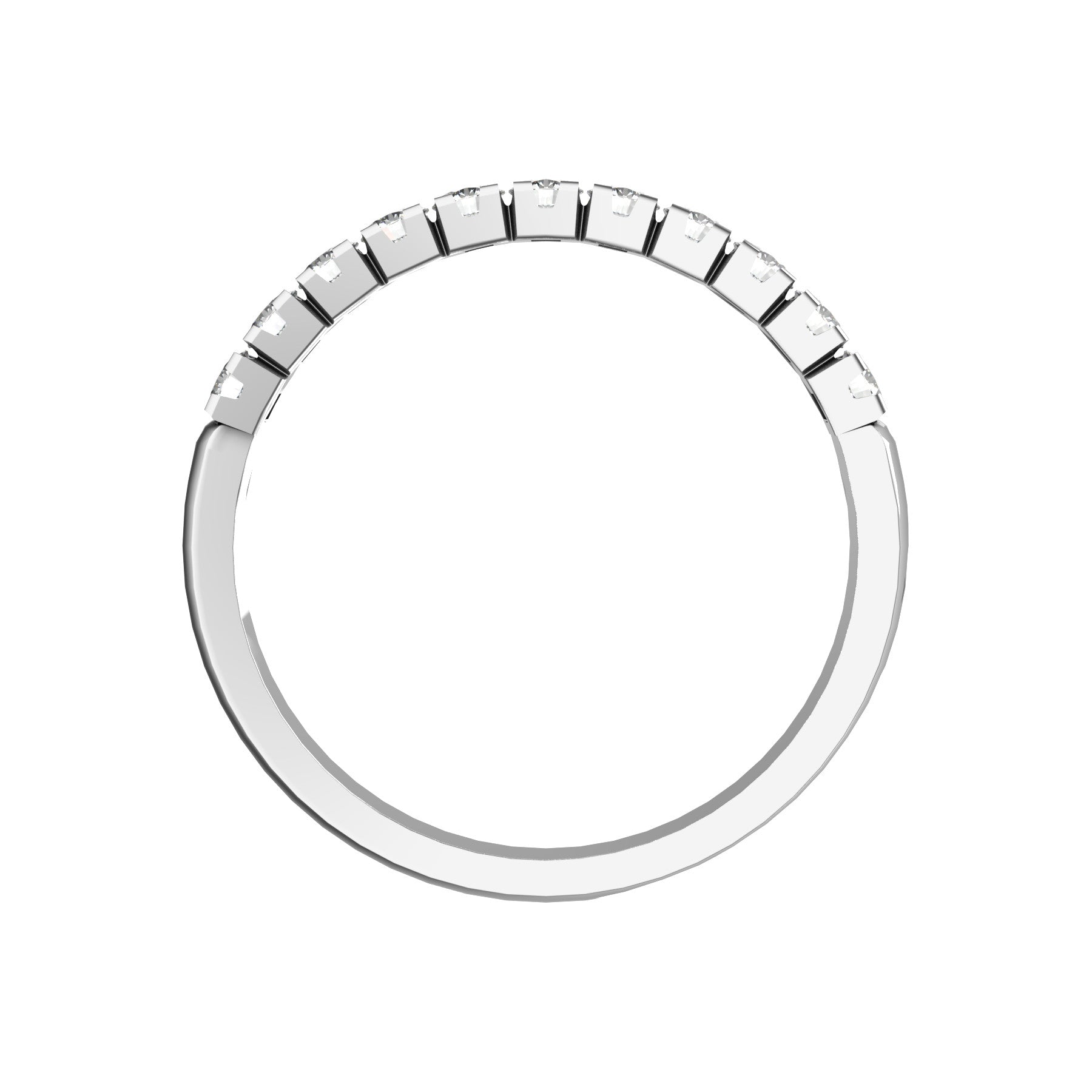 Forever half wedding band, 2,00 mm