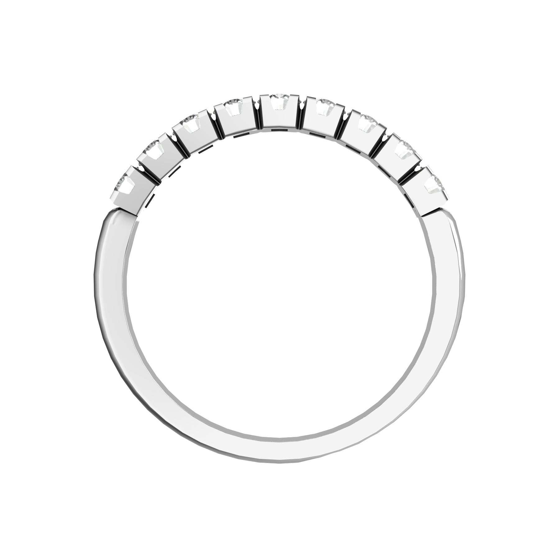 Forever half wedding band, 2,40 mm