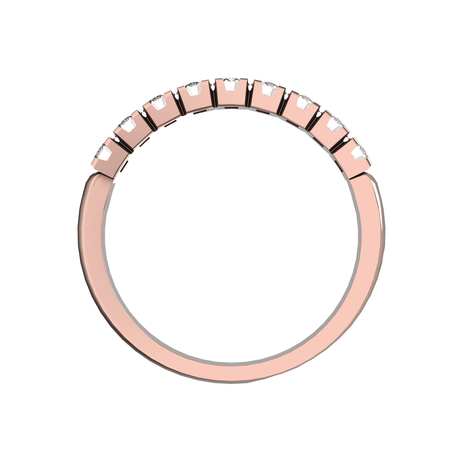 Forever half wedding band, 2,40 mm