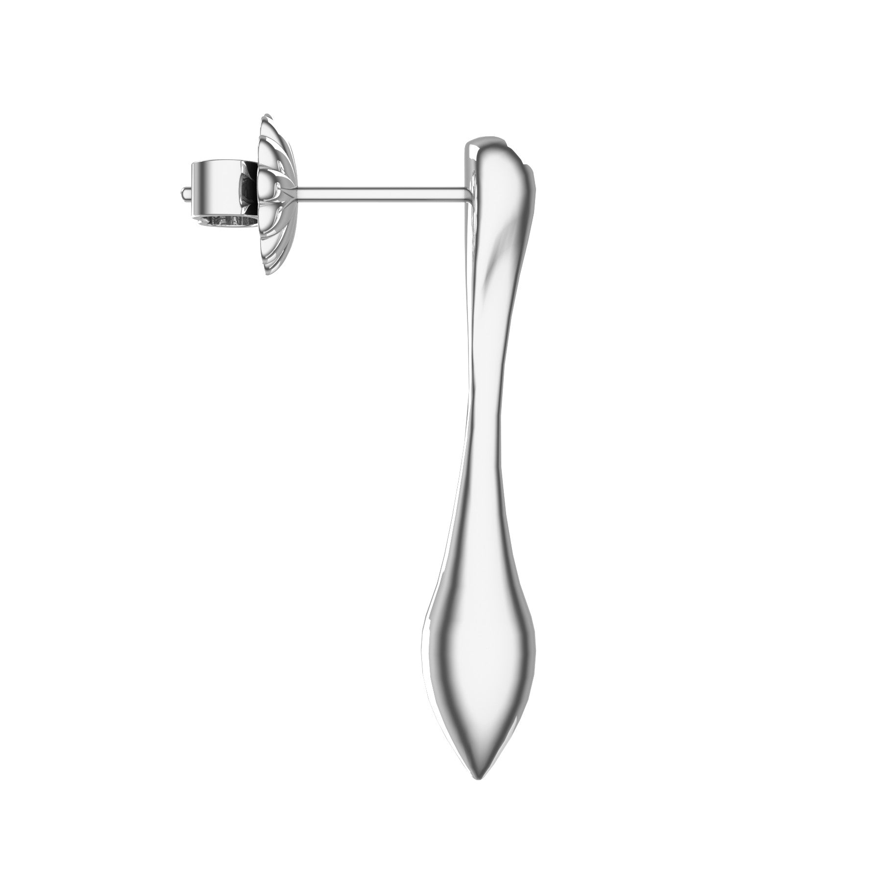 Goutte de Rosée long earrings