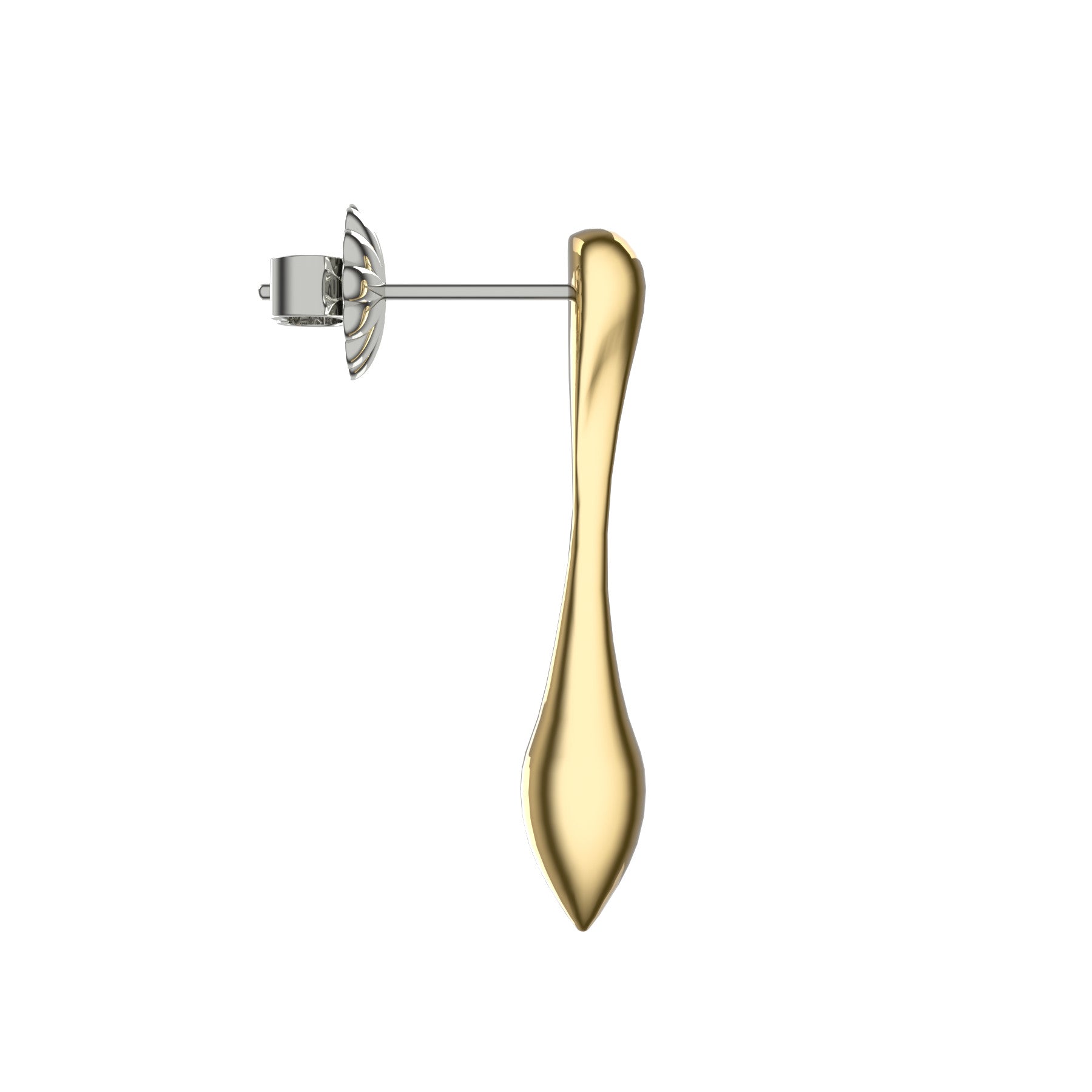 Boucles d'oreilles longues Goutte de Rosée