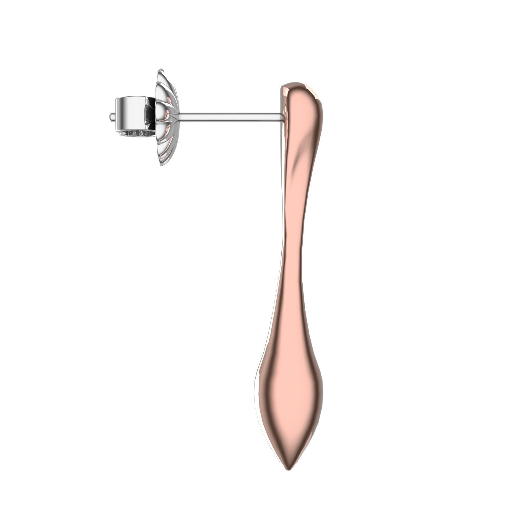 Goutte de Rosée long earrings