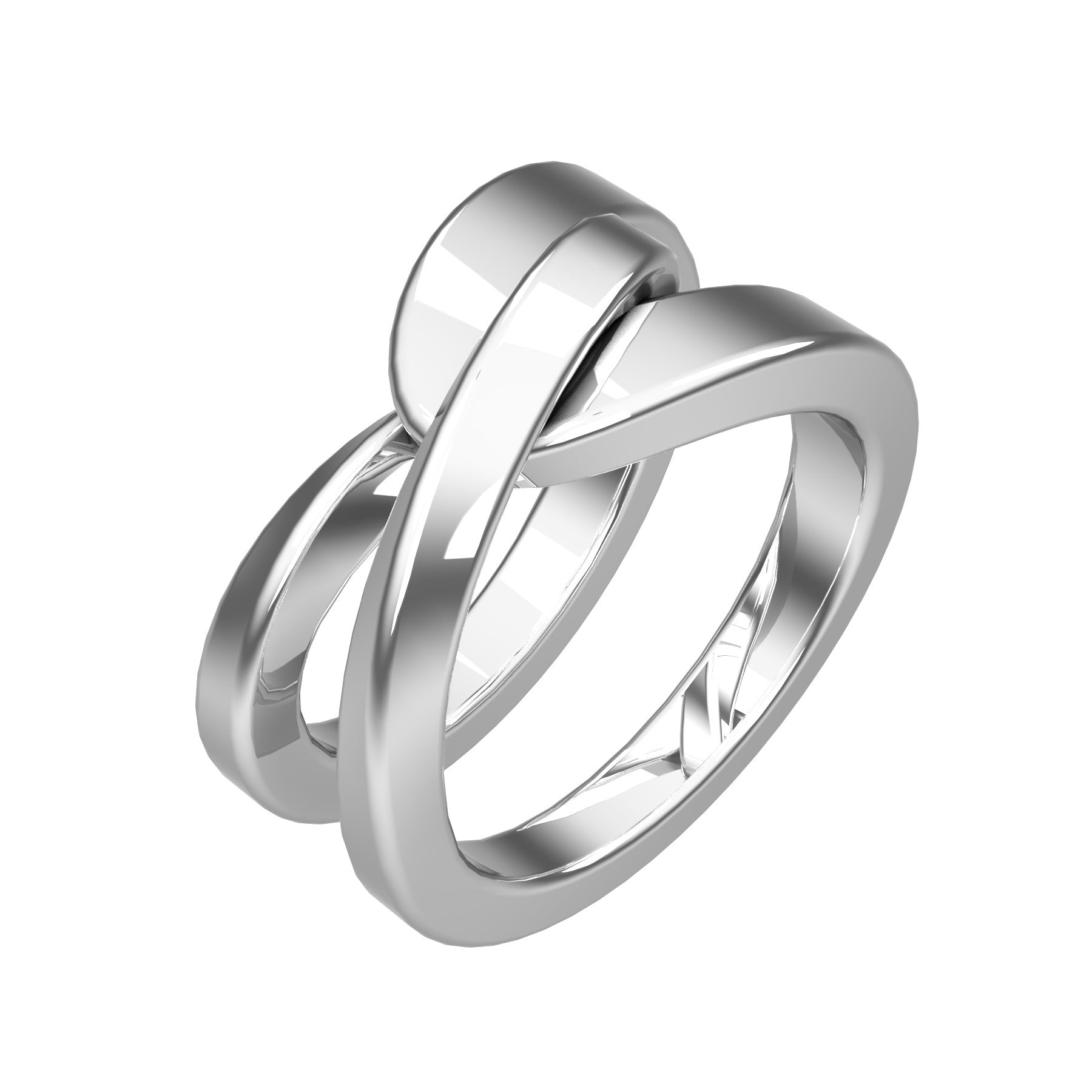 lier ring, 18 k white gold, weight about 14,8 g (0.52 oz), width 12,3 mm max