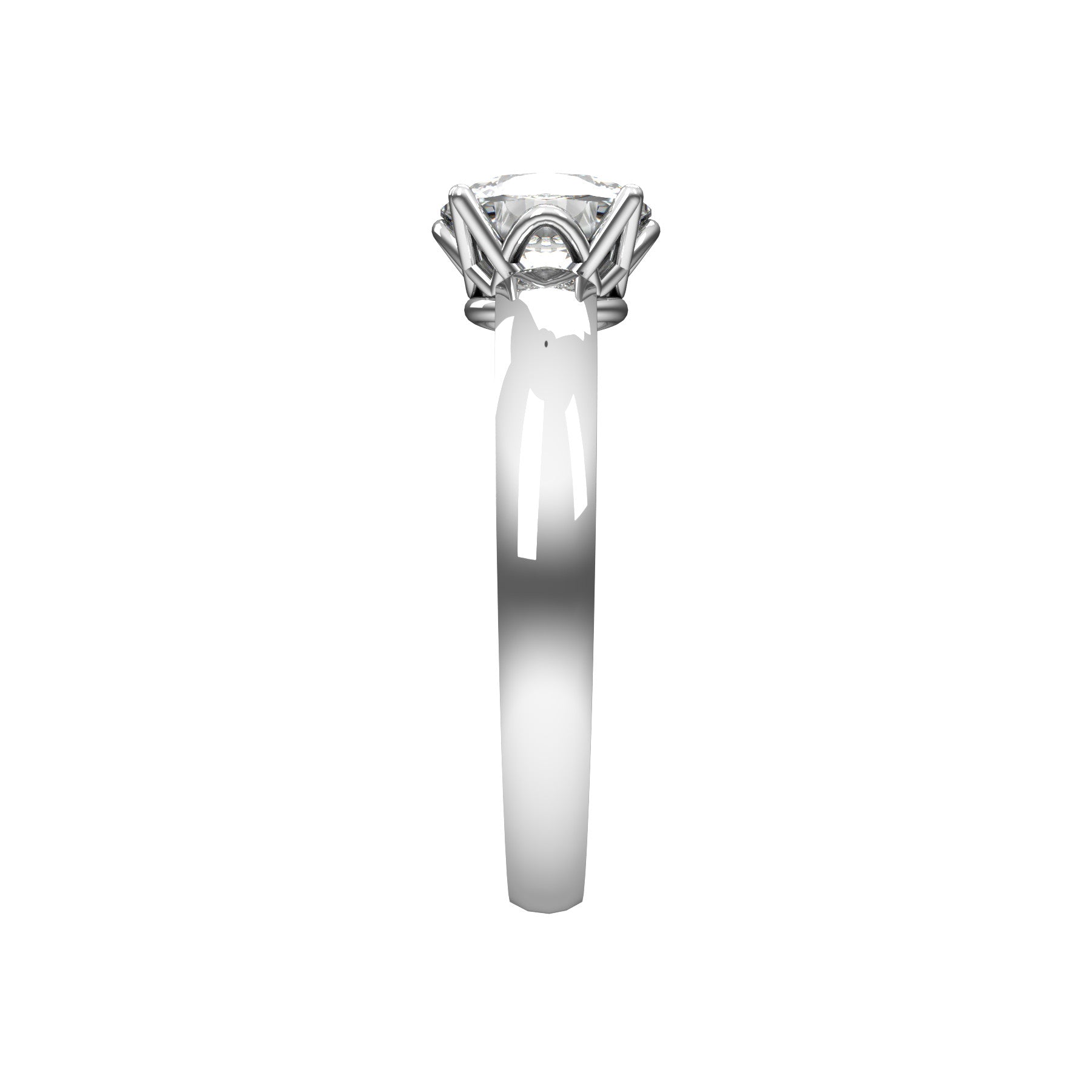 Nid d'amour Solitaire, 1,00 ct