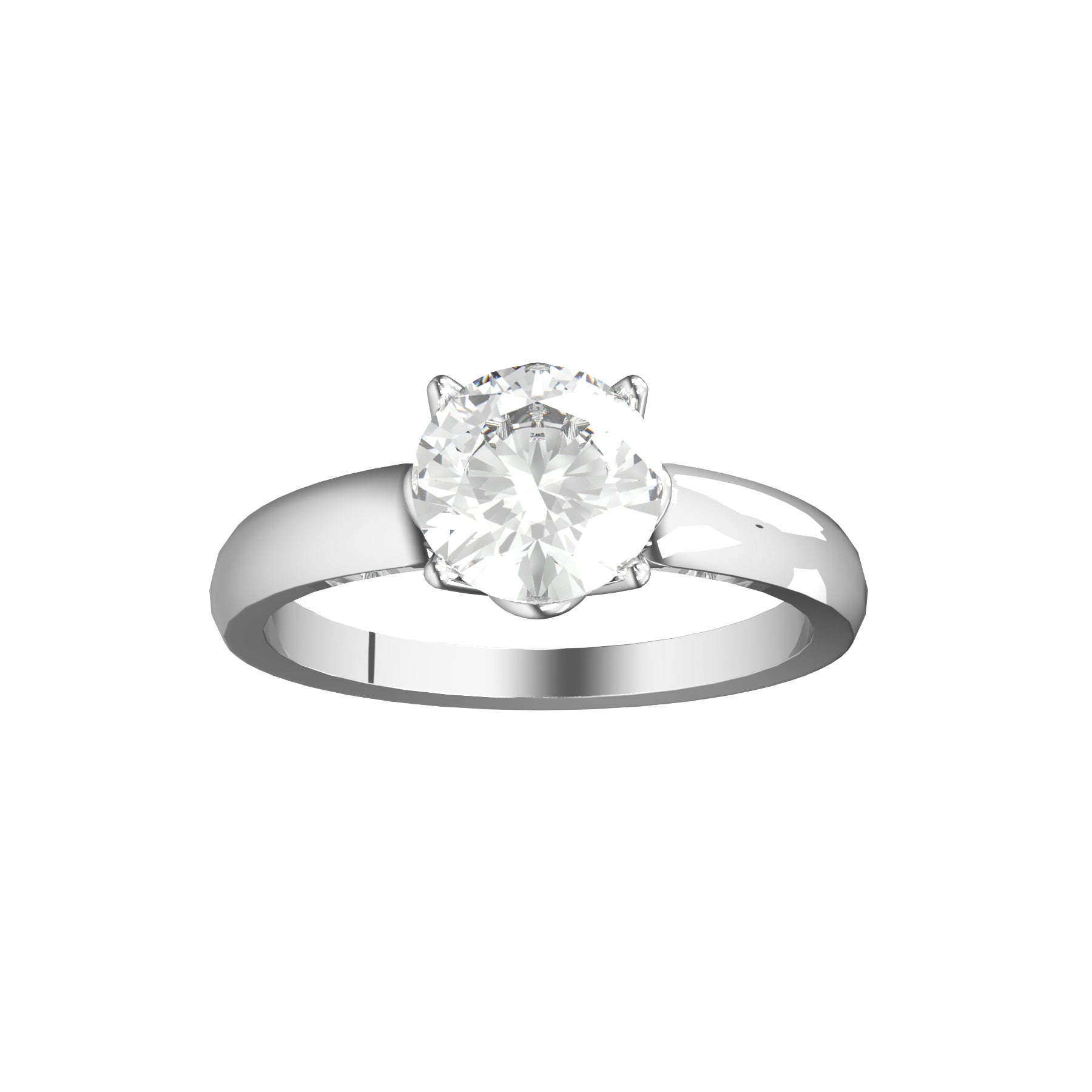 Solitario Nid d'amour, 1,00 quilate